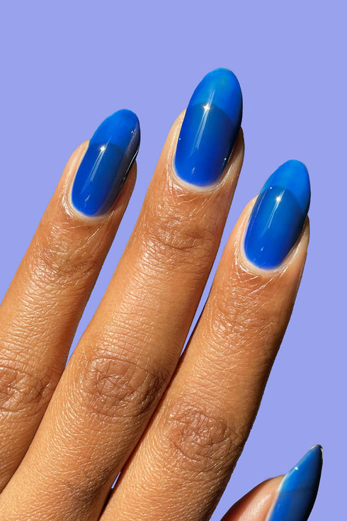 COBALT JELLY NAIL POLISH